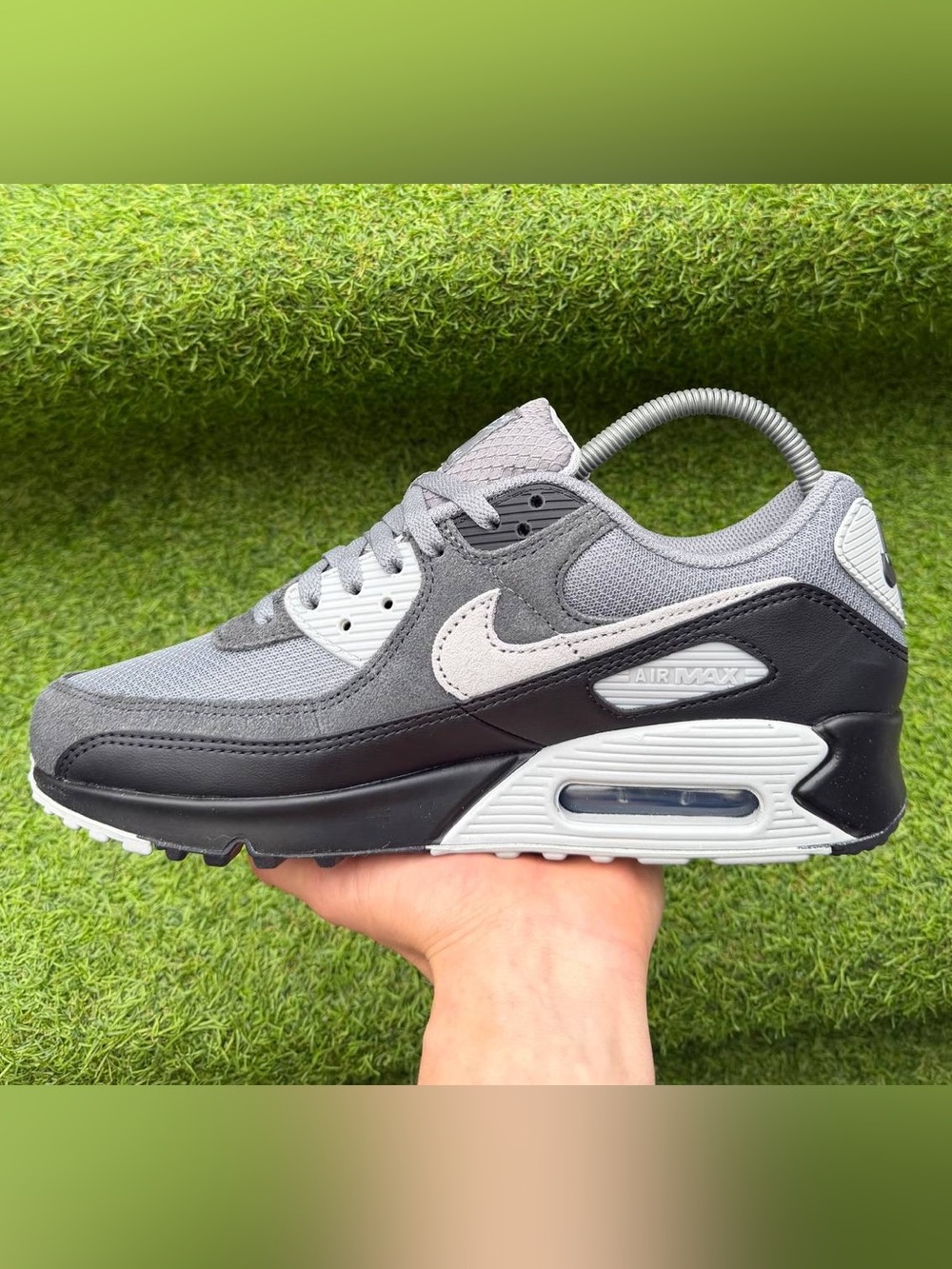 Nike Air Max 90 “Smoke Grey Black Photon Dust” Men’s Shoes - Picture 4 of 6